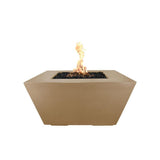 Top Fires Redann GFRC Gas Fire Pit in Brown
