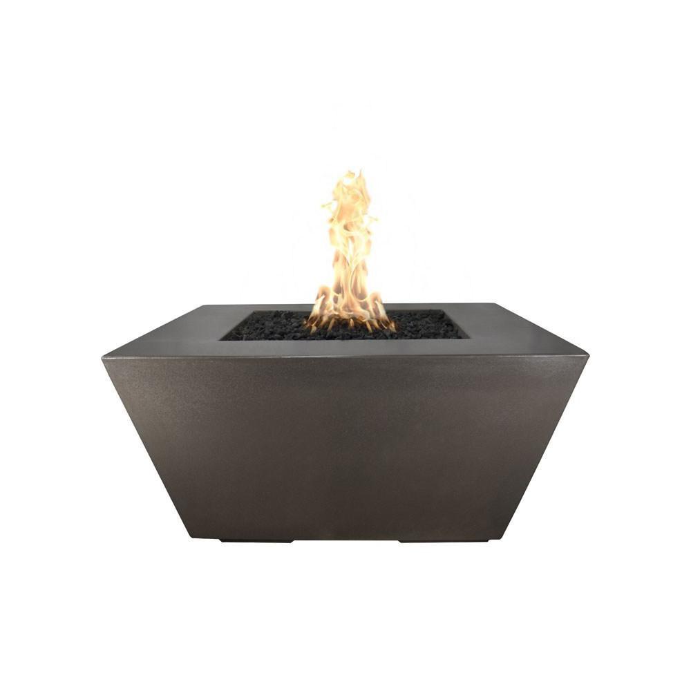 Top Fires Redann GFRC Gas Fire Pit in Chocolate