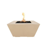 Top Fires Redann GFRC Gas Fire Pit in Vanilla