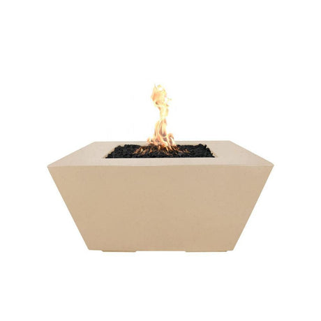 Top Fires Redann GFRC Gas Fire Pit in Vanilla
