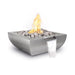 Top Fires Avalon Square Stainless Steel Gas Fire and Water Bowl - Electronic