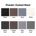 Powder Coated Steel Finish Options