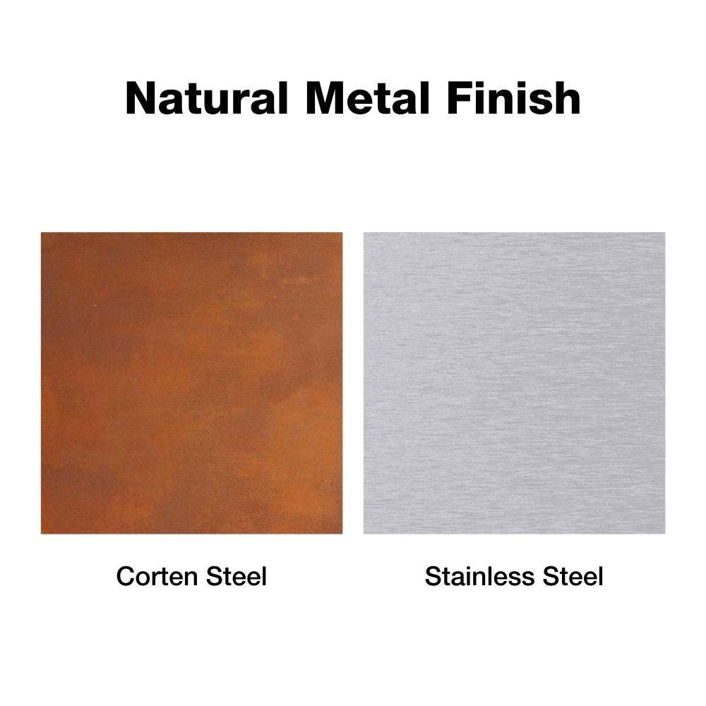 Natural Metal Finish