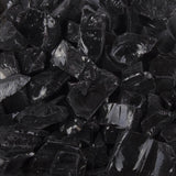 1/2"-3/4" Black Fire Glass (25 lbs)