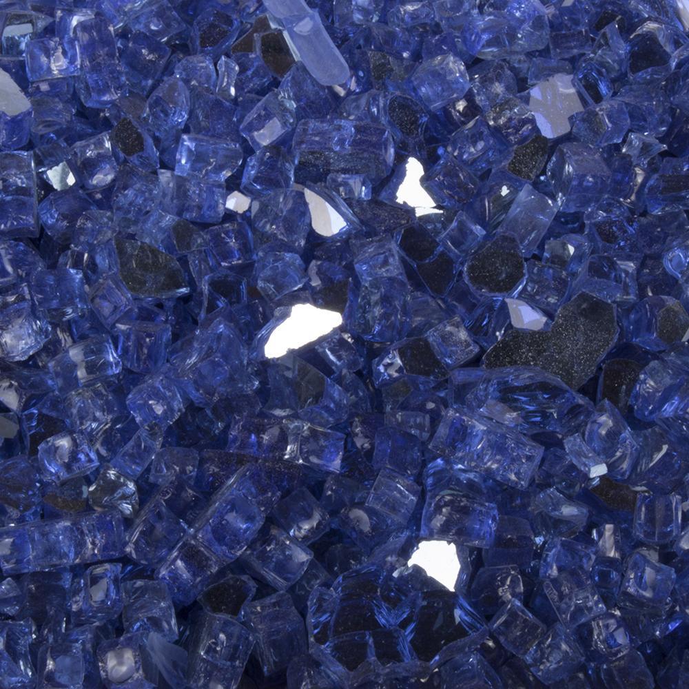 1/4" Cobalt Reflective Fire Glass (25 lbs)