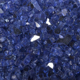 1/4" Cobalt Reflective Fire Glass (25 lbs)