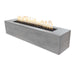 Top Fires Carmen Linear GFRC Gas Fire Pit in Natural Gray