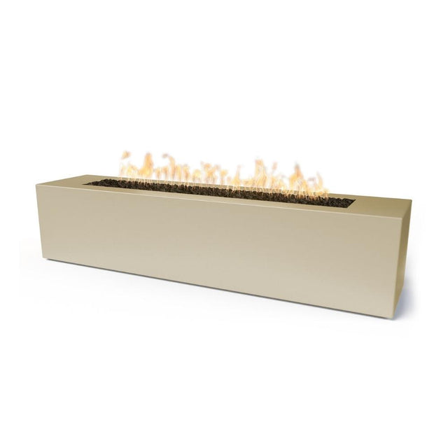 Top Fires Carmen 56-inch Linear GFRC Gas Fire Pit - Flame Sense