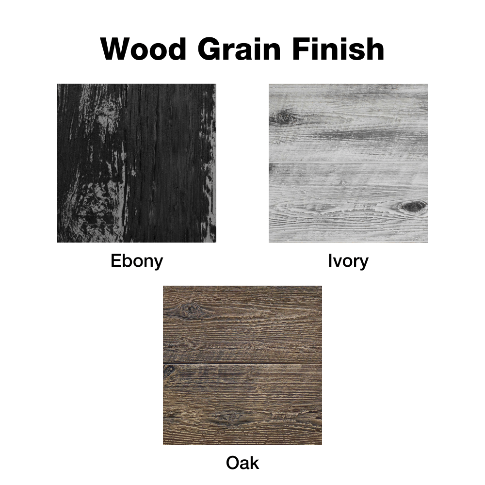 Wood Grain Finish Options