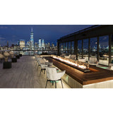 Top Fires Glass Wind Guard for Square and Rectangular Fire Pits