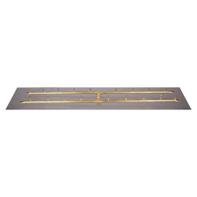 Top Fires "H" Bullet Gas Burner with Rectangular Flat Pan
