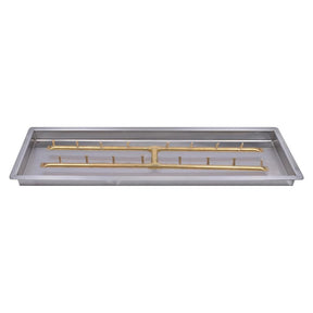 Top Fires H Bullet Gas Burner - Match Lit, 18 to 72-Inch Long Sizes - installation view