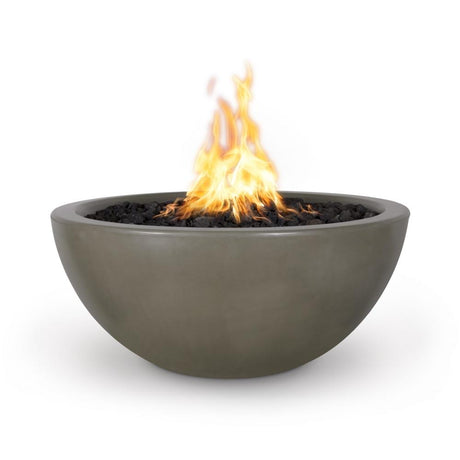 Top Fires Luna Round Concrete Gas Fire Pit Ash