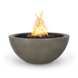 Top Fires Luna Round Concrete Gas Fire Pit Ash