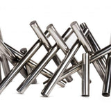 Top Fires Polished Steel Logs for Gas Fire Pits