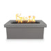 Top Fires Ramona 60" Rectangular GFRC Gas Fire Pit in Natural Gray