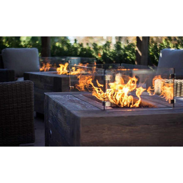 Top Fires Rectangular Catalina with Windguard - installation view