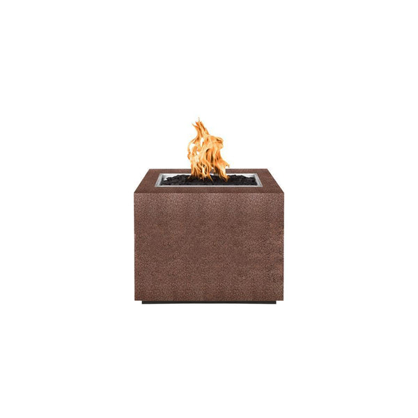 Top Fires Powder Coated Gas Fire Pit in Copper Vein