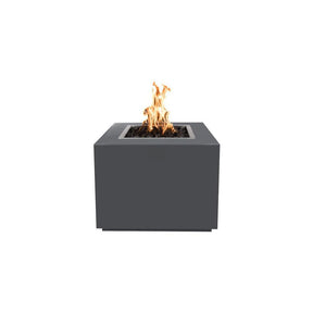 Top Fires Powder Coated Gas Fire Pit in Gray