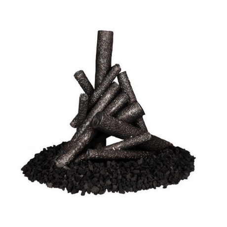 Top Fires Steel Fire Pit Log Pile