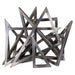 Top Fires Steel Triangle Sculpture for Gas Fire Pits