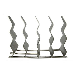 Top Fires Stainless Steel Wave Ornamental Linear Gas Burner