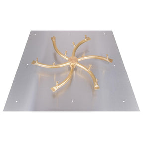 Top Fires Triple "S" Bullet Gas Burner with Square Flat Pan