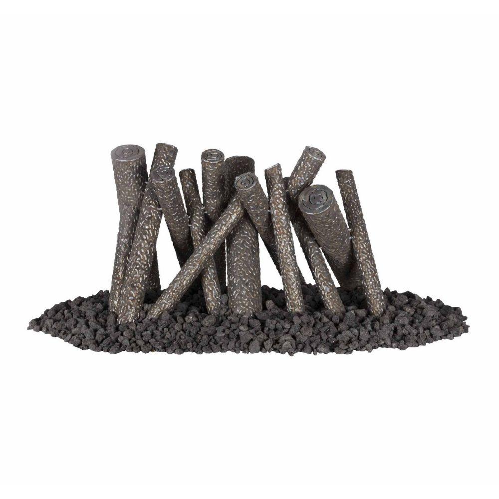Top Fires Upright Steel Logs for Gas Fire Pits – Modern Blaze