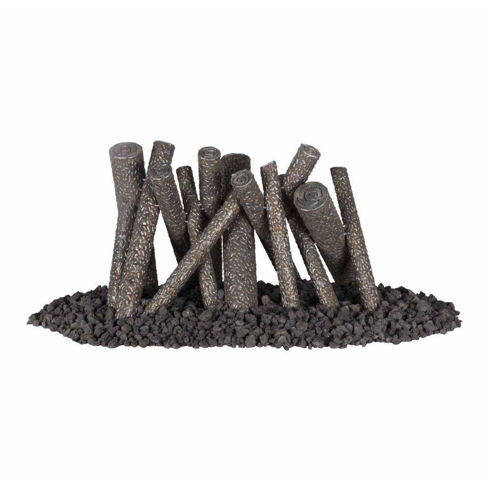Top Fires Upright Steel Logs for Gas Fire Pits