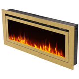 Touchstone Deluxe Gold 50-Inch Built-In Smart Electric Fireplace 86275