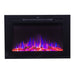 Touchstone Forte 40-Inch Recessed Electric Fireplace (#80006) with Multicolor Flame