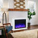 Touchstone Forte Elite 40-Inch Electric Fireplace in midcentury living space