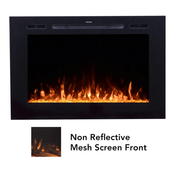 Non Reflective Mesh Screen Front