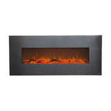 Touchstone Onyx Stainless 50-Inch Wall Mounted Electric Fireplace (#80026)