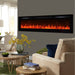Touchstone Sideline 72-Inch Recessed Electric Fireplace (#80015) in Living Room