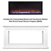 Touchstone Sideline Elite Freestanding Smart Electric Fireplace with Mantel Package