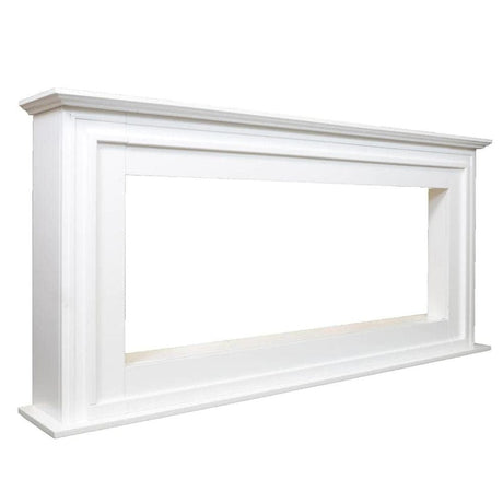 White Mantel Surround for Touchstone Sideline Elite 50-Inch Electric Fireplace