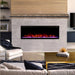 Touchstone Sideline Elite 60-Inch Electric Fireplace with Industrial Mantel in Living Room