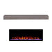 Touchstone Sideline Elite Electric Fireplace with Modern Dark Gray Faux Wood Mantel