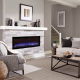 Touchstone Sideline Elite 60" Smart Electric Fireplace with Blue Flame