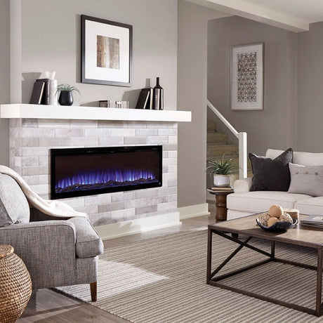Touchstone Sideline Elite 60" Smart Electric Fireplace with Blue Flame