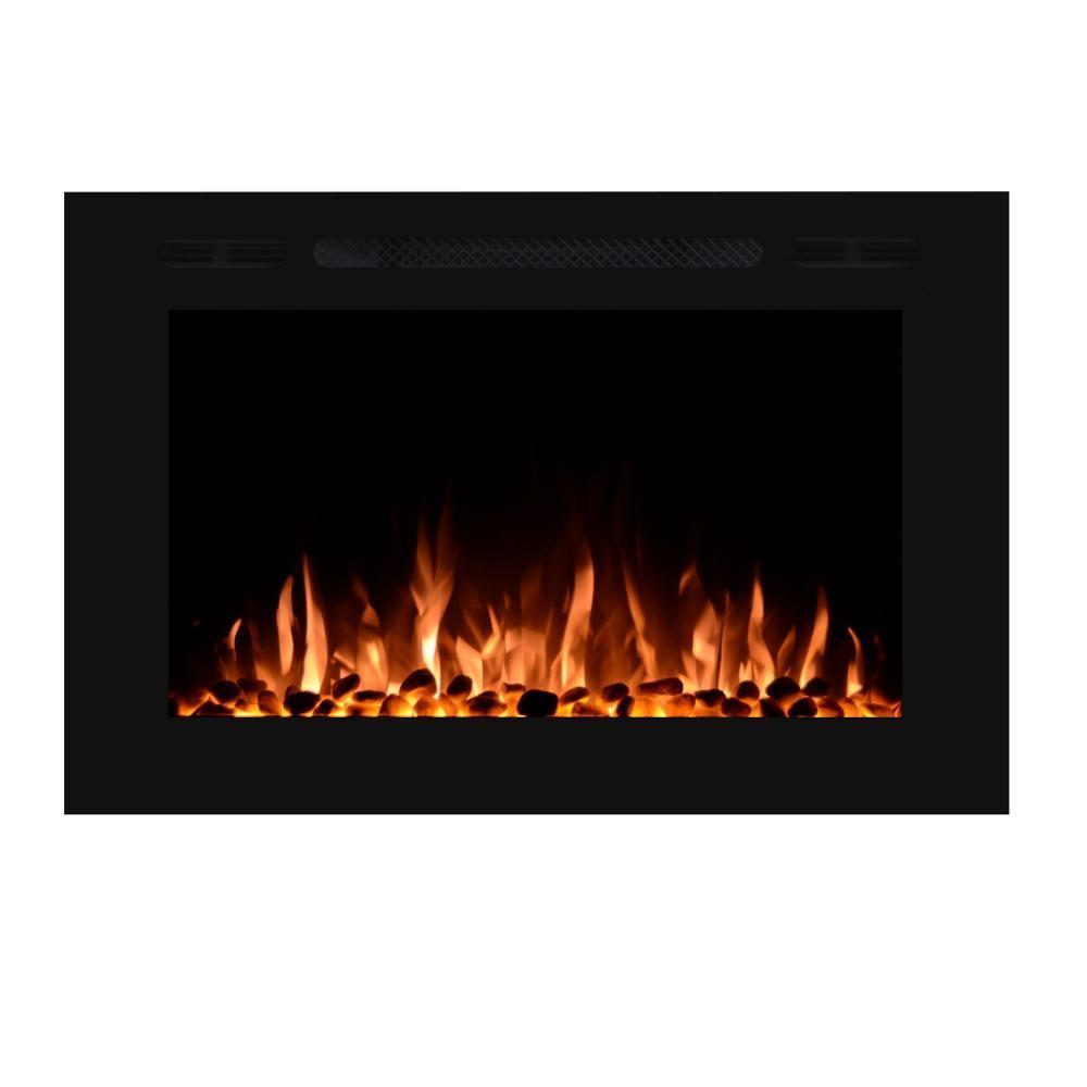 Touchstone Forte - 40" Recessed / Wall Mounted Electric Fireplace (#80006)
