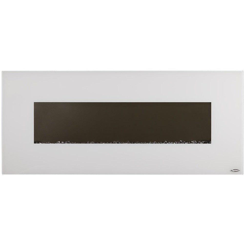 Touchstone The Ivory™ Wall Mounted Electric Fireplace (#80002) turned off