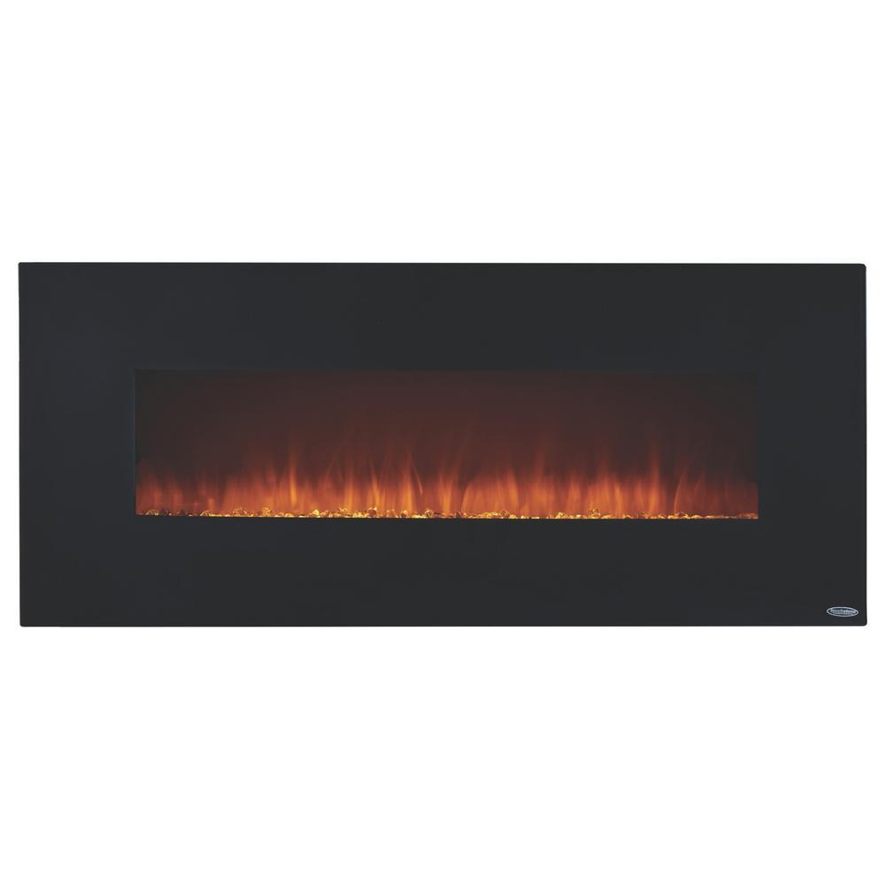 Front View of Touchstone Onyx™ - 50" Wall Mounted Electric Fireplace (#80001)