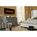 Touchstone Onyx™ - 50" Wall Mounted Electric Fireplace (#80001) in Bedroom