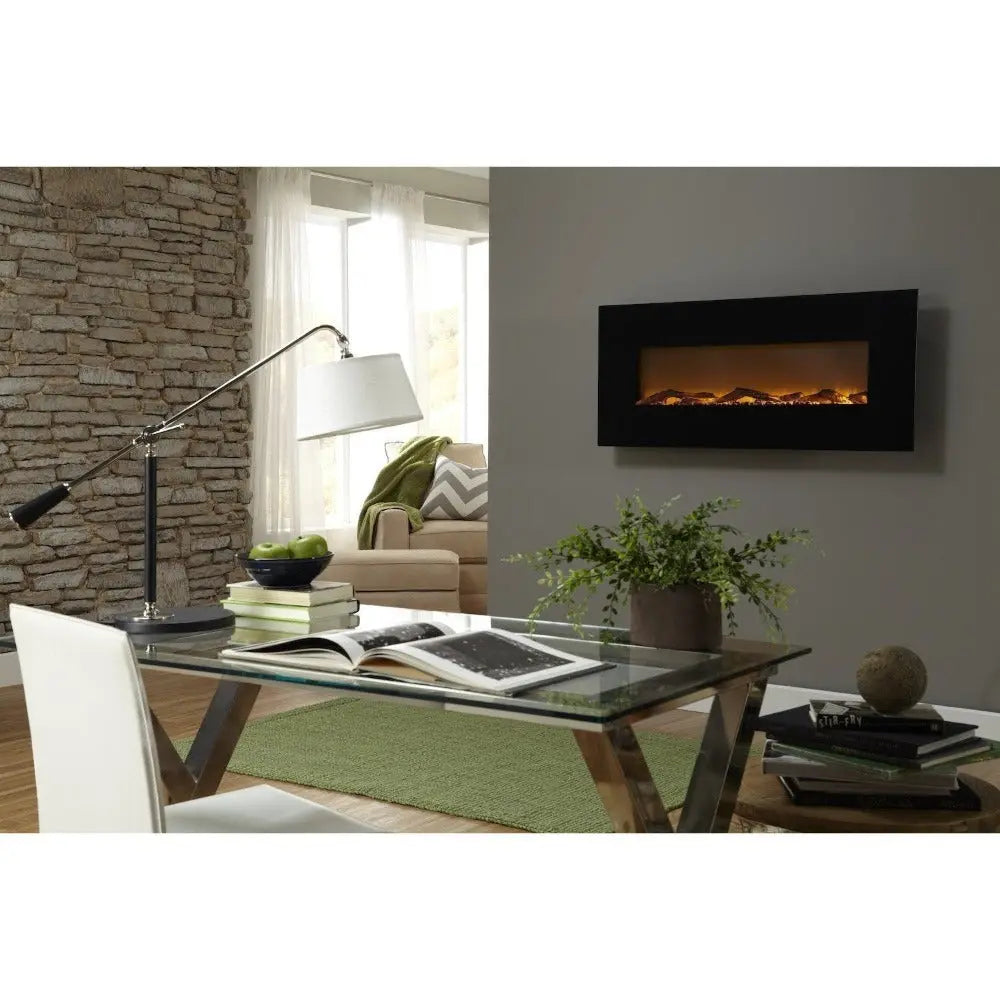 Touchstone Onyx 50-Inch Wall Mounted Fireplace — Modern Blaze