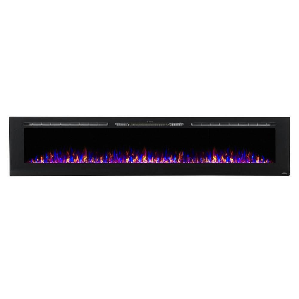 Touchstone Sideline™ 100"- Recessed Electric Fireplace (#80032)