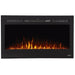 Touchstone Sideline 36" - Recessed Electric Fireplace (#80014) with orange flames