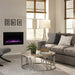 Touchstone Sideline 36" - Recessed Electric Fireplace (#80014) in Lounge Room