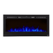 Touchstone The Sideline™ 40" - Recessed Electric Fireplace (#80027) with blue flames
